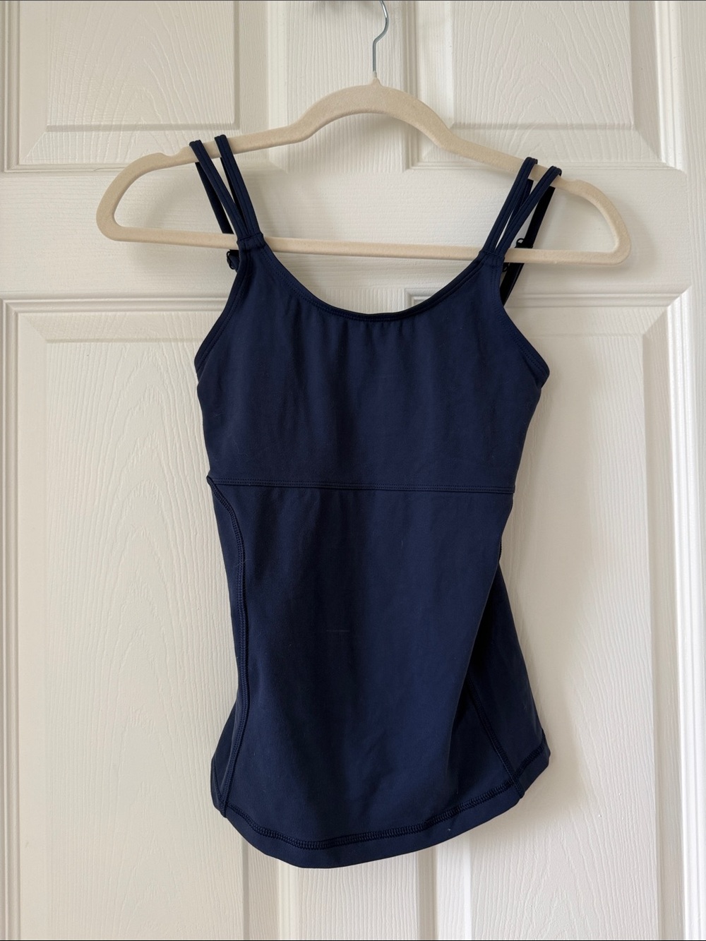 Universal Standard Navy Double-Strap Tank